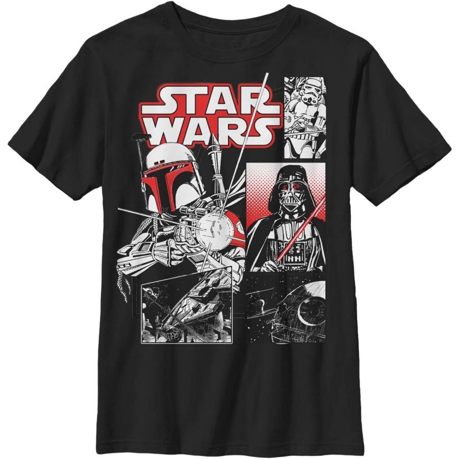 Star Wars Boy s Bad Guy Panel T-Shirt XXXXXL разноцветный