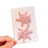 Shiny Children's Princess Snowflake Hair Clip - Versatile Duckbill Side Clip