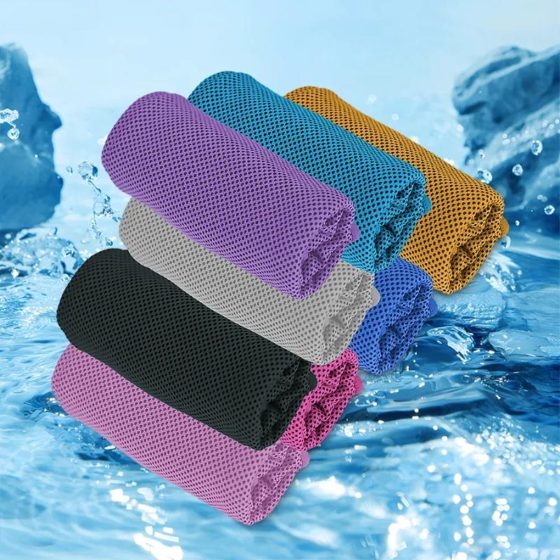 Home Fitness Yoga Cooling Quick Drying Sweat Absorbing Face Towel,portable Quick Drying Exercise Outdoor Sunscreen Cooling Towel