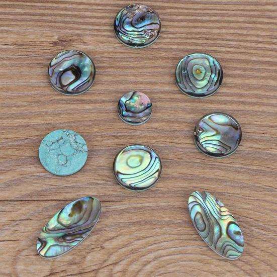 9Pcs Saxophone Key Button Smooth Surface Wear Resistant Inlays Accessory Abalone Shell Sax Key for Alto