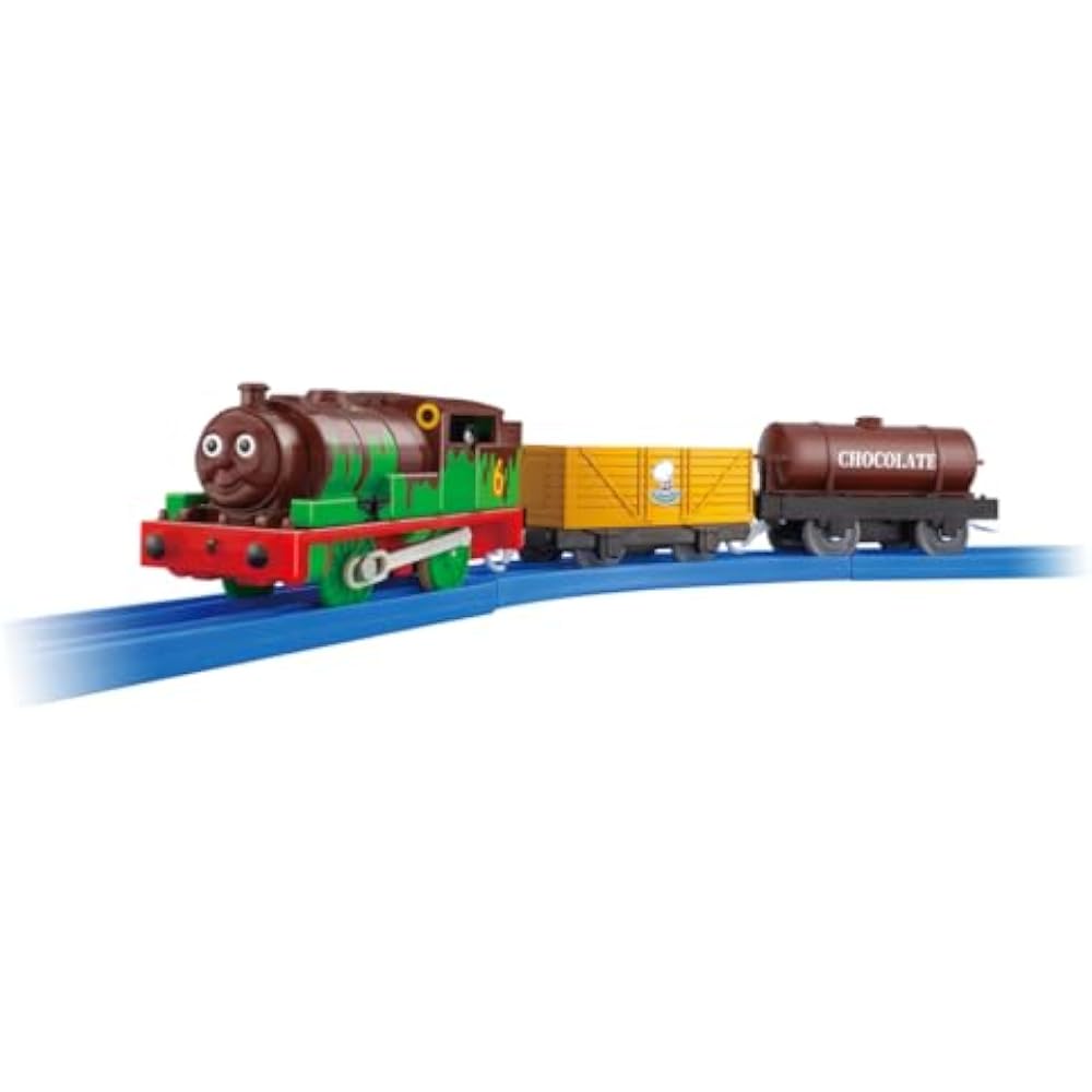 TAKARA TOMY (TAKARA TOMY) Plarail Thomas TS-23 Plarail Percy and Chocolate Wagon Train Train Toy ...