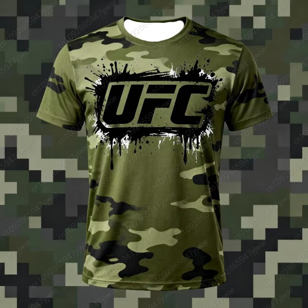 2026 New Hot Selling UFC Boxing Match Pursuer T-shirt For Summer Oversized Breathable Short Sleeved Shirt Top