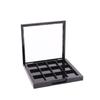 Lid 12 Grids Cosmetic Container Eye Makeup Storage Box Empty Eyeshadow Dish Lipstick Sample Box DIY Eyeshadow Palette
