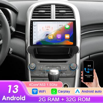 Inteligentne systemy samochodowe Carplay Android AutoRadio dla Chevrolet Malibu Stufenheck 2012 - 2015 V300 Multimedialny odtwarzacz wideo Bluetooth DVR Cam SWC