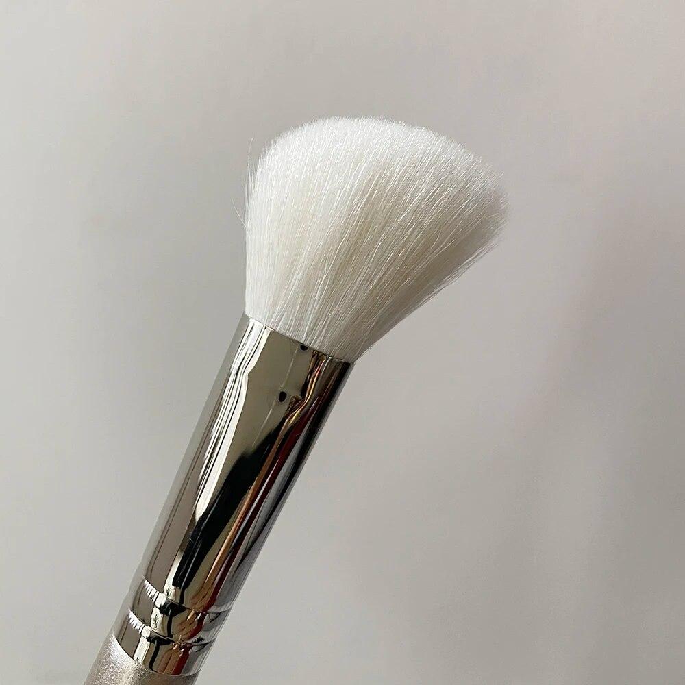 MAKEUP BRUSH B110 Round BLUSH J4003 Angled HIGHLIGHT Brush - Gold - Quality Goat Brisltes Cosmetics Powder Bronzer Blending Tools