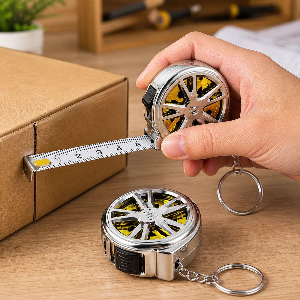 2M Mini Tape Measure Retractable Measuring Tape New Keychain Tape Measure Home Measurement