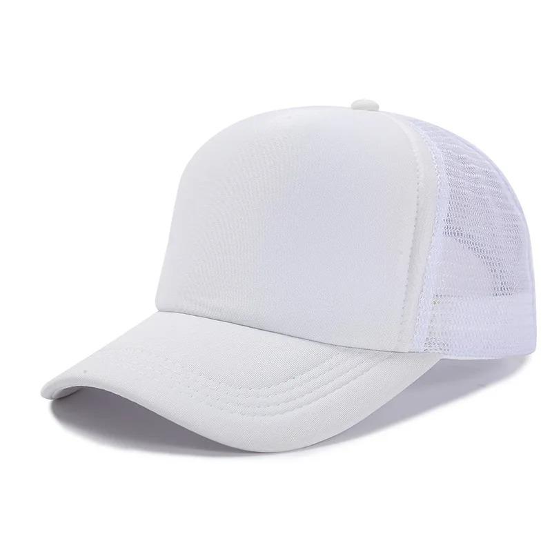Unisex Cheaper 5 Panel Trucker Hat For Adult Summer Net Baseball Cap Men Women For Him Her Blank Mesh Adjustable Sun Hat Visor