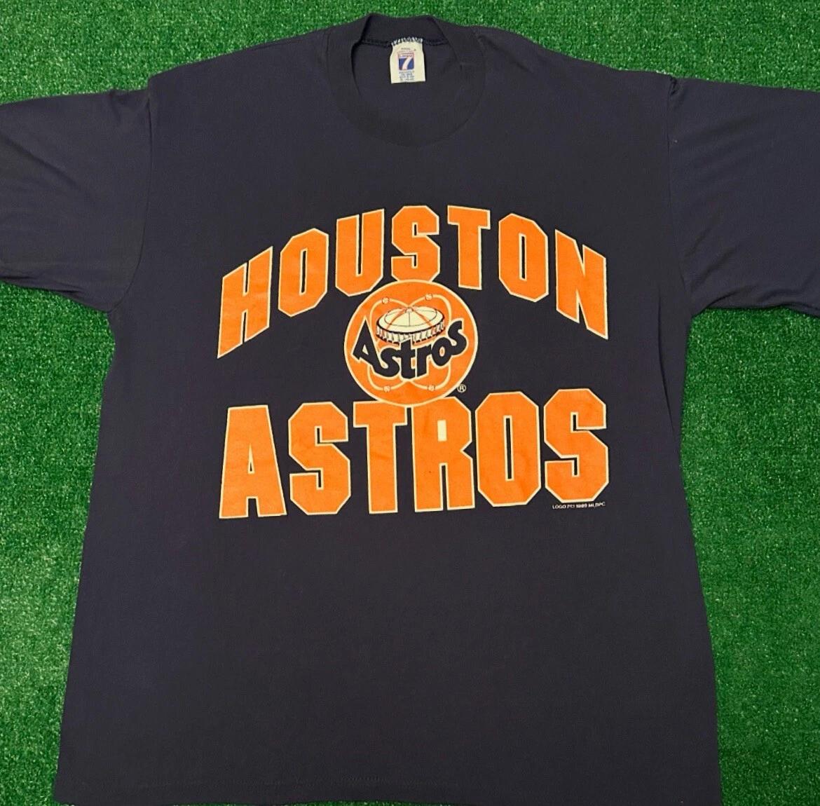 Vintage 80s 90s Houston Astros MLB Logo 1989 VTG Shirt Mens Size XL USA Logo 7 4XL