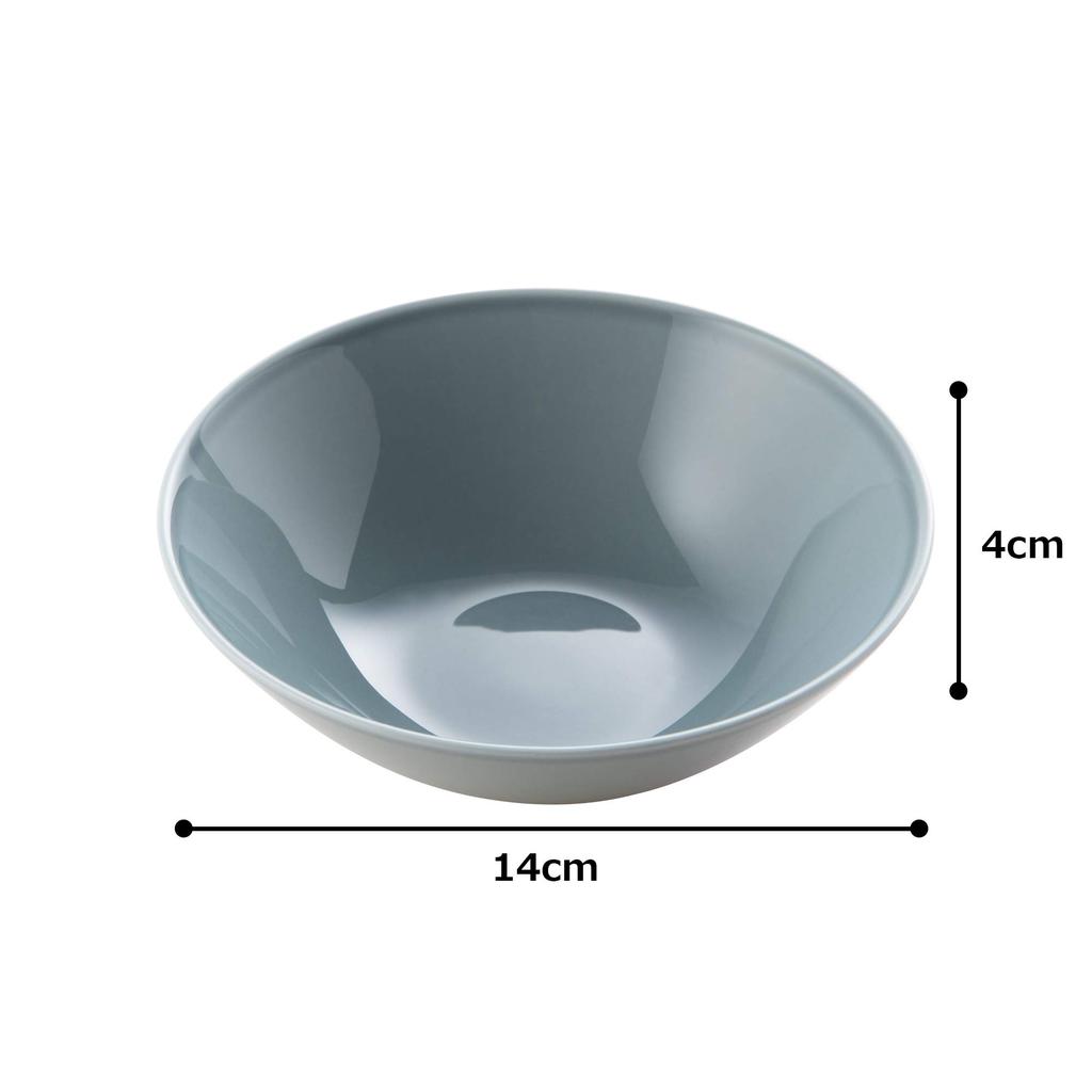 NARUMI Aeca 14cm Sky Cute and Deep Bowl, Diameter, Blue, Stylish, Bowl, Microwave-Safe, Dishwasher-Safe, 58063-3657