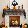 Skull Halloween Table Runner Decorative Lace   Perfect For Dining Decoration Party  And Seasonal Celebration