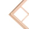 Wooden Traditional 4-Pane Window Frame 1:12 Scale Dollhouse Diy Accessory