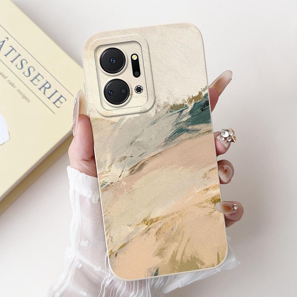 Luxury Painted Cover For Honor X7a 4G Case 2023 Silicone Soft Fundas Phone Case For Honor X7A X 7a HonorX7a Coque Capa