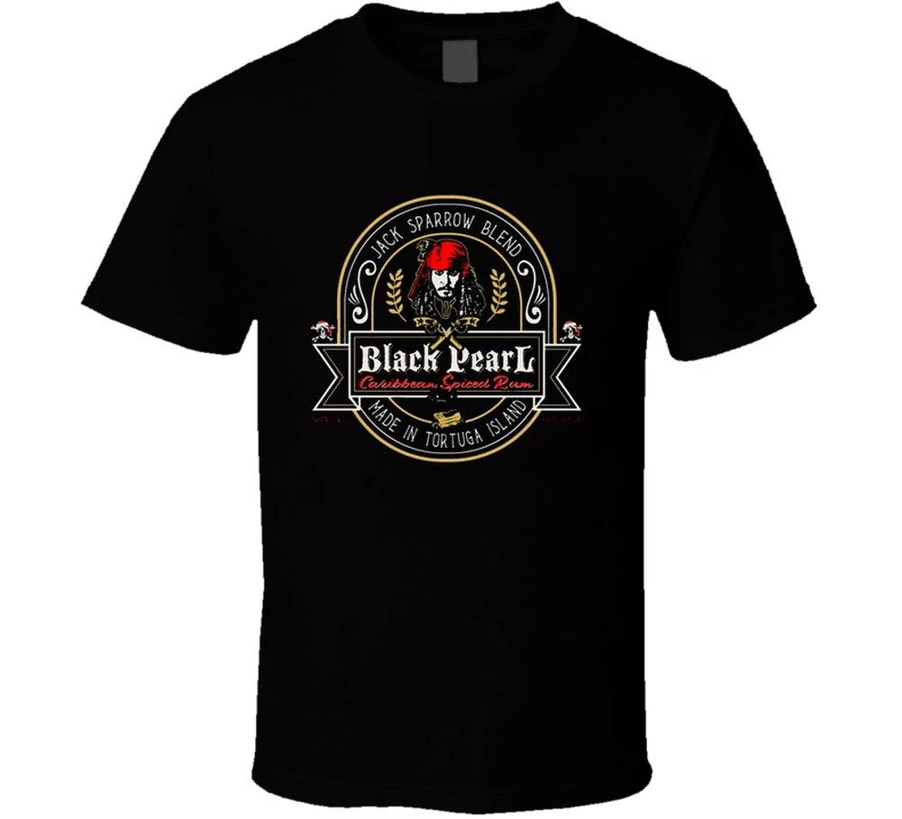 Black Pearl Caribbean Spiced Rum Pirates Sparrow Blend Funny Gift T Shirt 4XL