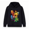 Kids Boys Girls Pullover Hoodie, Cute Cartoon Monster Superhero Print Casual Warm Long Sleeve Hooded Sweatshirt for Children