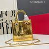 Trendy gezichtstasje, nieuwe Shaparry echt lederen avondtasje, getextureerde enkele schouder crossbody handtas voor dames