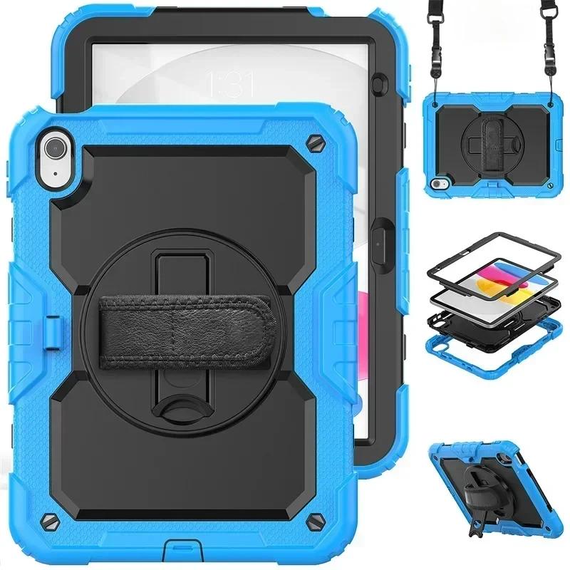 Case For iPad A16 10th 11th Generation 7/8/9th 10.2 Pro 11 12.9 Air 11 13 Air5 4 Mini 7 6 5 4 Shockproof Stand Kids Safe Cover