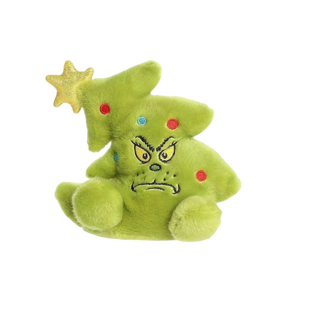 Christmas Plush Toy - Green-haired Christmas Tree 9.45-inch Stuffed Toy - With A Star On The Top  - Christmas Plush Toy