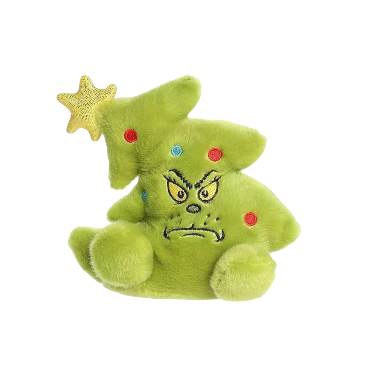 

Christmas Plush Toy - Green-haired Christmas Tree 9.45-inch Stuffed Toy - With A Star On The Top - Christmas Plush Toy One Size зелёный