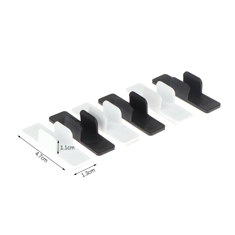 10 ks Samolepicí držák na pero Tužka Plastový klip Držák Stolní Pevné Pouzdro na pero Pro Notebook Stylus Tužka Klip Držák