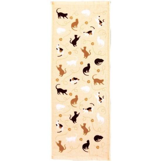 Kenema Miyamoto-Towel Miyamoto Imabari Towel Nadeshiko Taiori 3490cm Cat White 5338