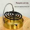 Universal Double-Headed Crocodile Mosquito Coil Holder & Desktop Memo Stand