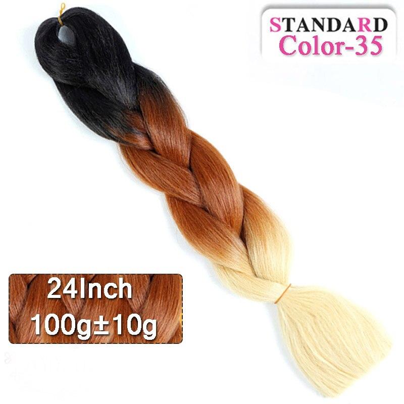 LUPU 60CM Synthetic Hair Extension Big Braid Braid Long Gradient Pink pPurple Blonde Party Wig Hair Extension Braid