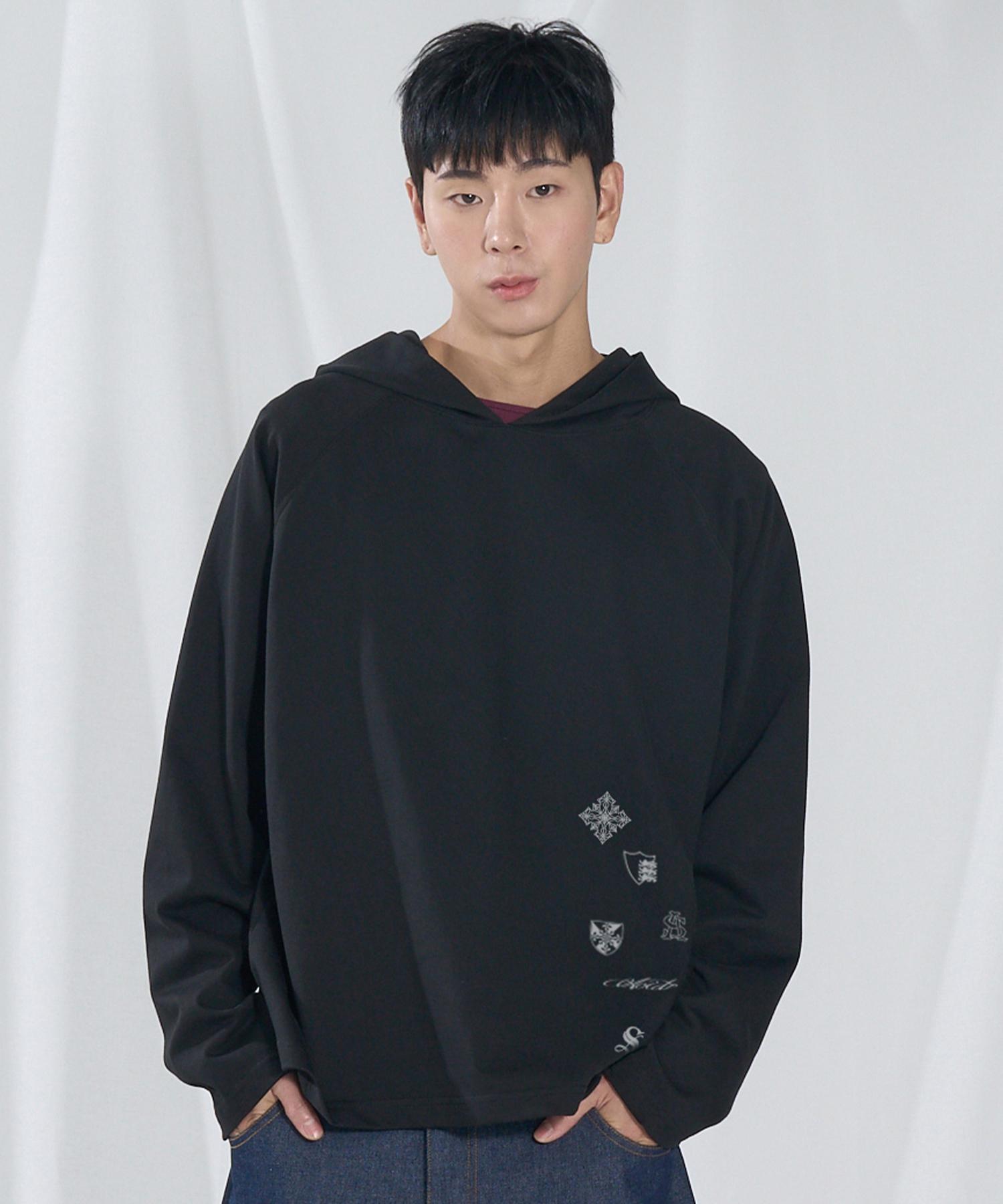 Slow Acid Tattoo Hoodie Long Sleeve [Black] Black/M