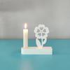Silicone Moulds Flower Candlesticks Resins Molds Candle Holder Silicone Molds DIY Concrete Castings Mould for Candle