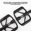 2 Pieces Bike Pedal Road Bicycles Bearing Anti-skid Pedals Waterproof Cycling Outdoor Replacement Part Reflective Riding