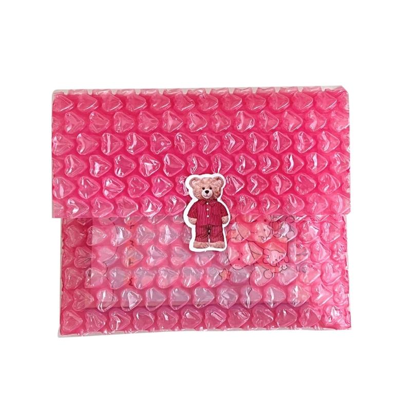 Bubble Bags Bubble Packaging Bags Heart Bubble Cushioning Bags for Mailing