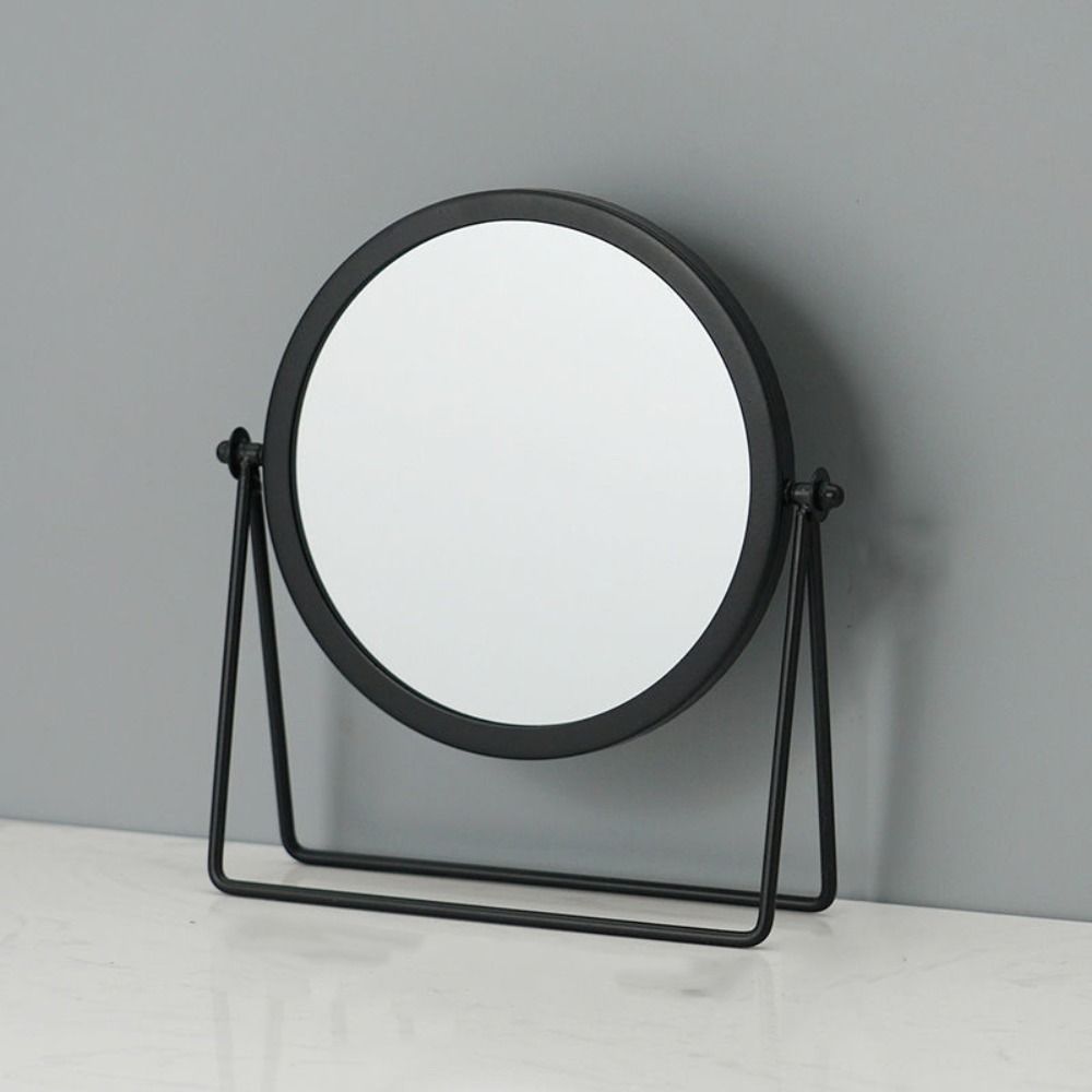 European-style Metal Makeup Mirror High-definition Dormitory Beauty Mirror  Household