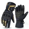 Winter Motorcycle Gloves for Men Women Thermal Windproof Waterproof Riding Glove Impact Resistant Fleece Lined Cold Weather Gear