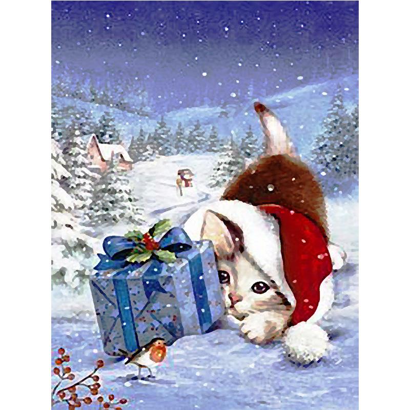 Volle 5D Diy Diamant Malerei Weihnachten Serie 3D Diamant Stickerei Kreuz Stich Mosaik Hause Dekorative Malerei Weihnachtsgeschenk