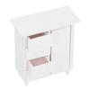 1:12 Miniature Cabinet Decorative Wooden Cabinet Furniture Model Toy Dollhouse Accessories