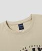 AGOD Arizona Camping Lettering Short Sleeve T-Shirt [Light Beige]
