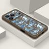 Blue and white surfing wave phone Case For iPhone 17 Pro Max 17e 16e Shockproof Silicone Soft Bumper Cover For iPhone 16 15 14 13 Pro Max 11