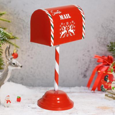 Christmas Mailbox Mini Decoration Ornament Decorative Decor Box Xmas Letters Mail