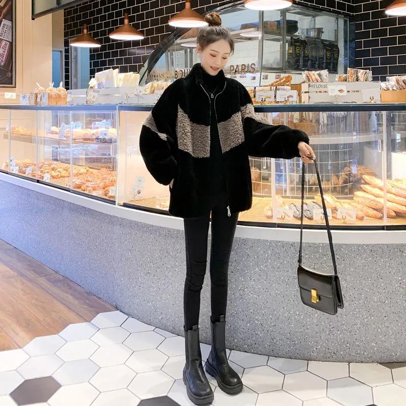 Thickened Velvet Coat for Women Winter New Imitation Lamb Wool Short Coat Loose Coat