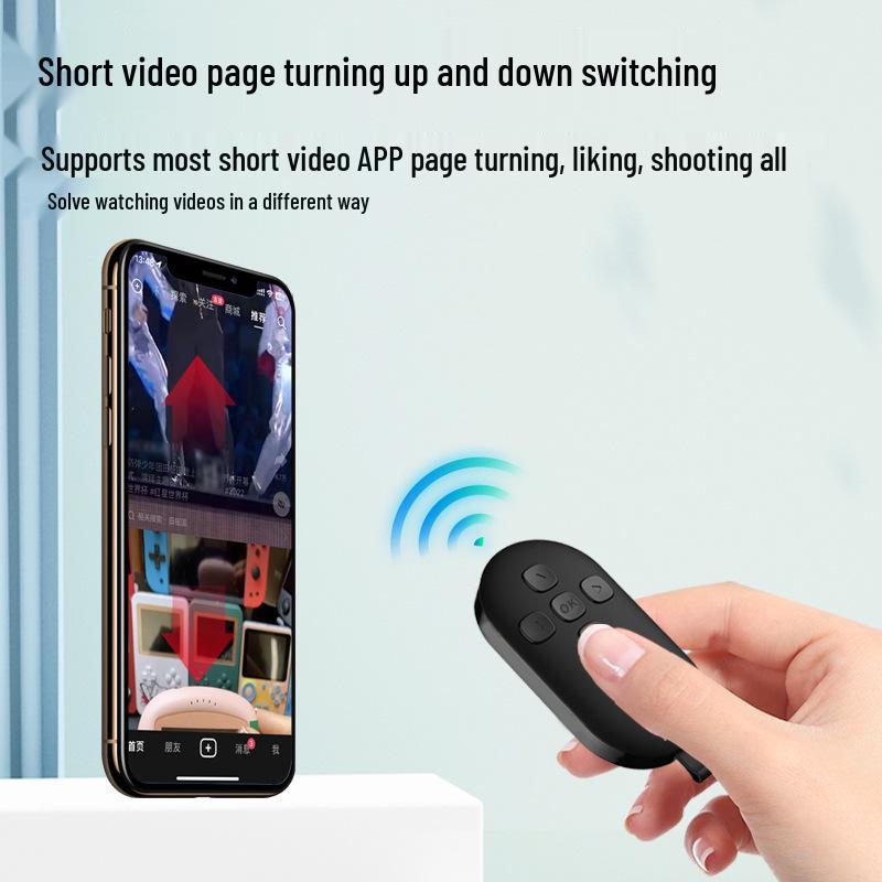 Universal Bluetooth Selfie Remote: Rechargeable Smart Controller Stick
