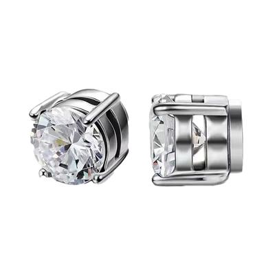 Clips de oreja magnéticos de acero inoxidable para hombres, pendientes de piedra de moda, pendientes personalizados para mujeres, personalidad versátil