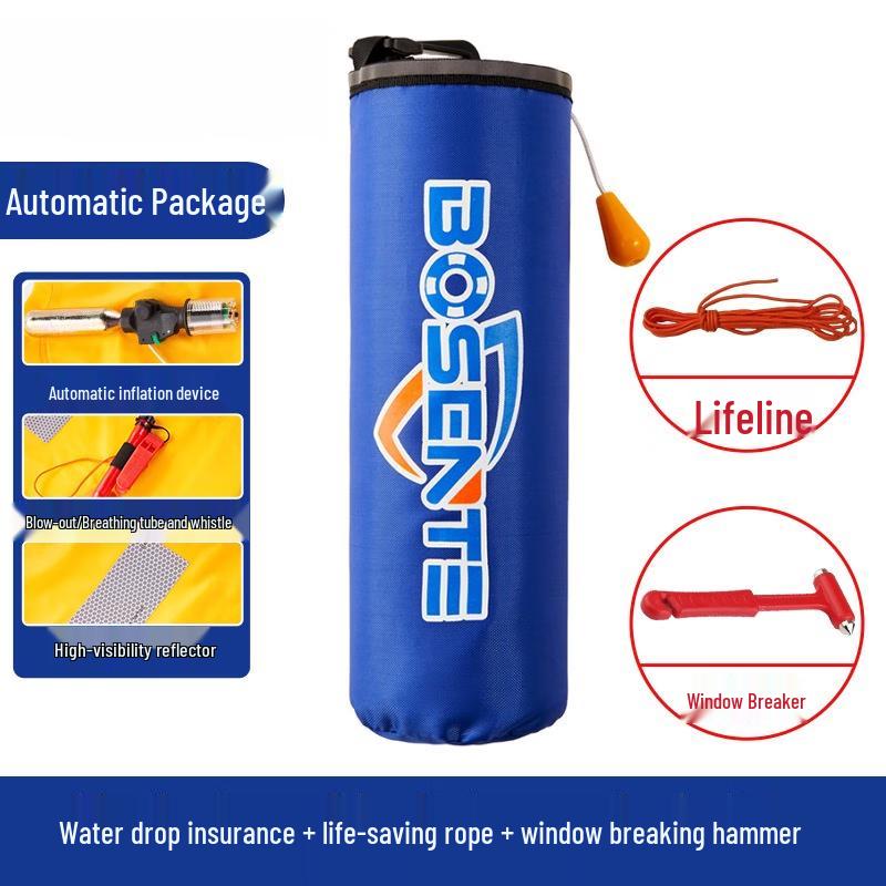 Bosente Automatic Inflatable Life Vest Universal