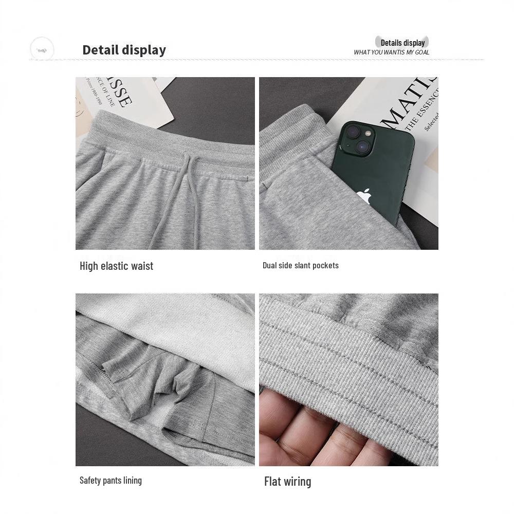 Douyin-Style Grey A-Line High-Waist Sporty Mini Skirt for Women - Summer 2025