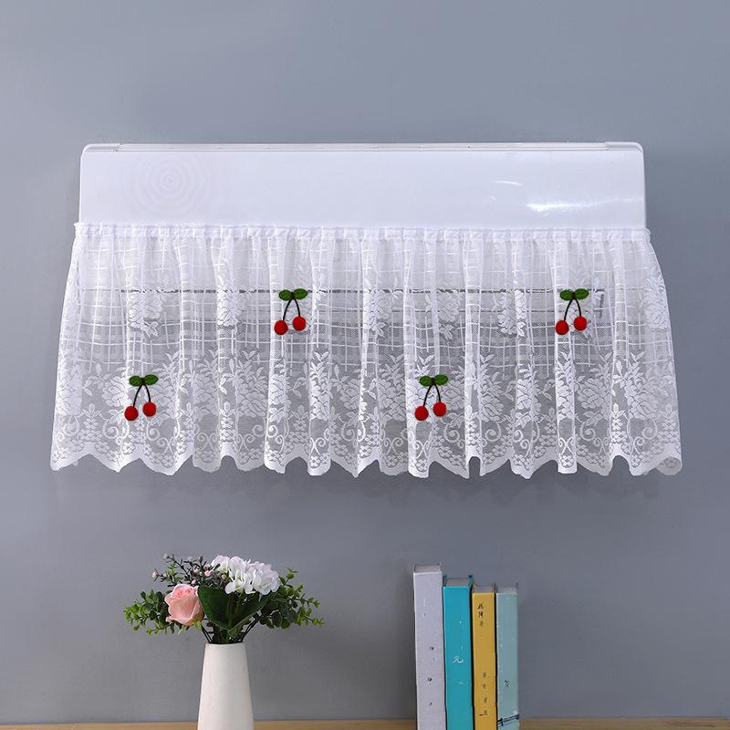 1PC Windshield Curtain Bedroom Air Conditioner Cover Cloth Dust-proof Lace Anti-direct Blowing Air Conditioner Household