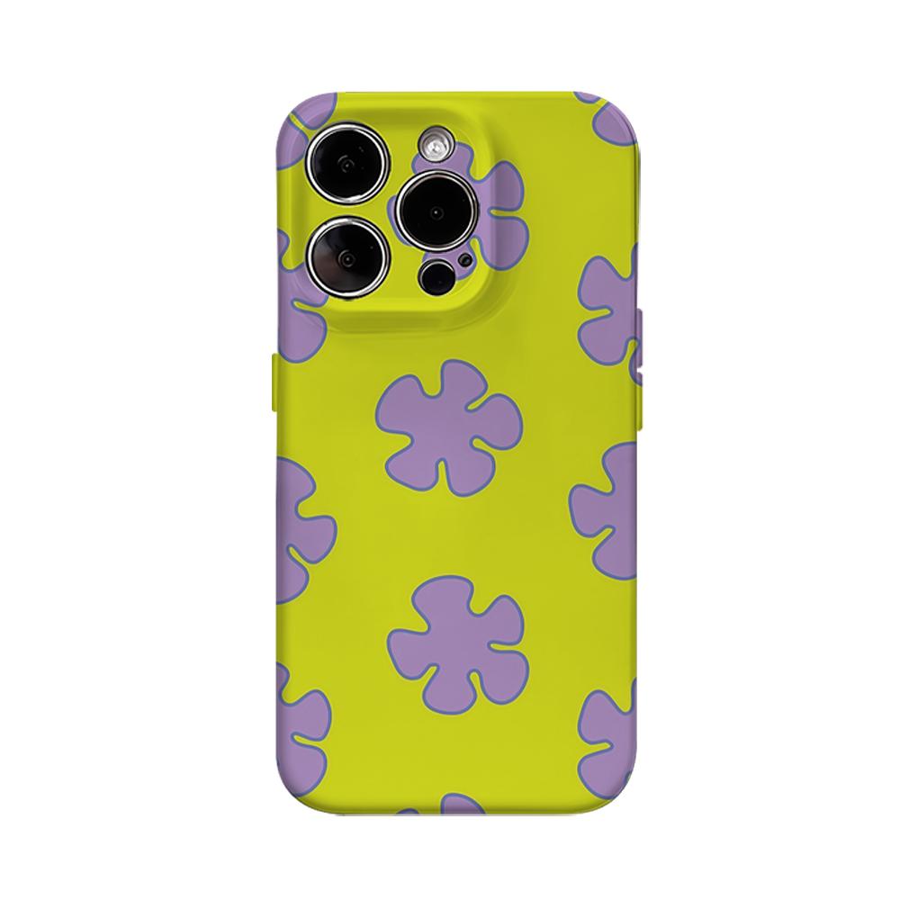 

Patrick Star Flower Phone Case for IPhone 16 15 14 13 12 11 X XS XR XSMAX 7 8 Pro Max Plus Double-layer Back Cover IPHONEXSMAX