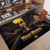 Tappeto Personalizzato Modello Max Verstappen Stampa Nome Testo Morbido Antiscivolo Tappeto per Pavimento per Decorazione Interna Casa
