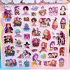 Kpop Demon Hunter Double-Layer 3D Bubble Stickers Cartoon Hot Stamping Decorative Scrapbook Phone Notebook Bubble Sticker Gifts