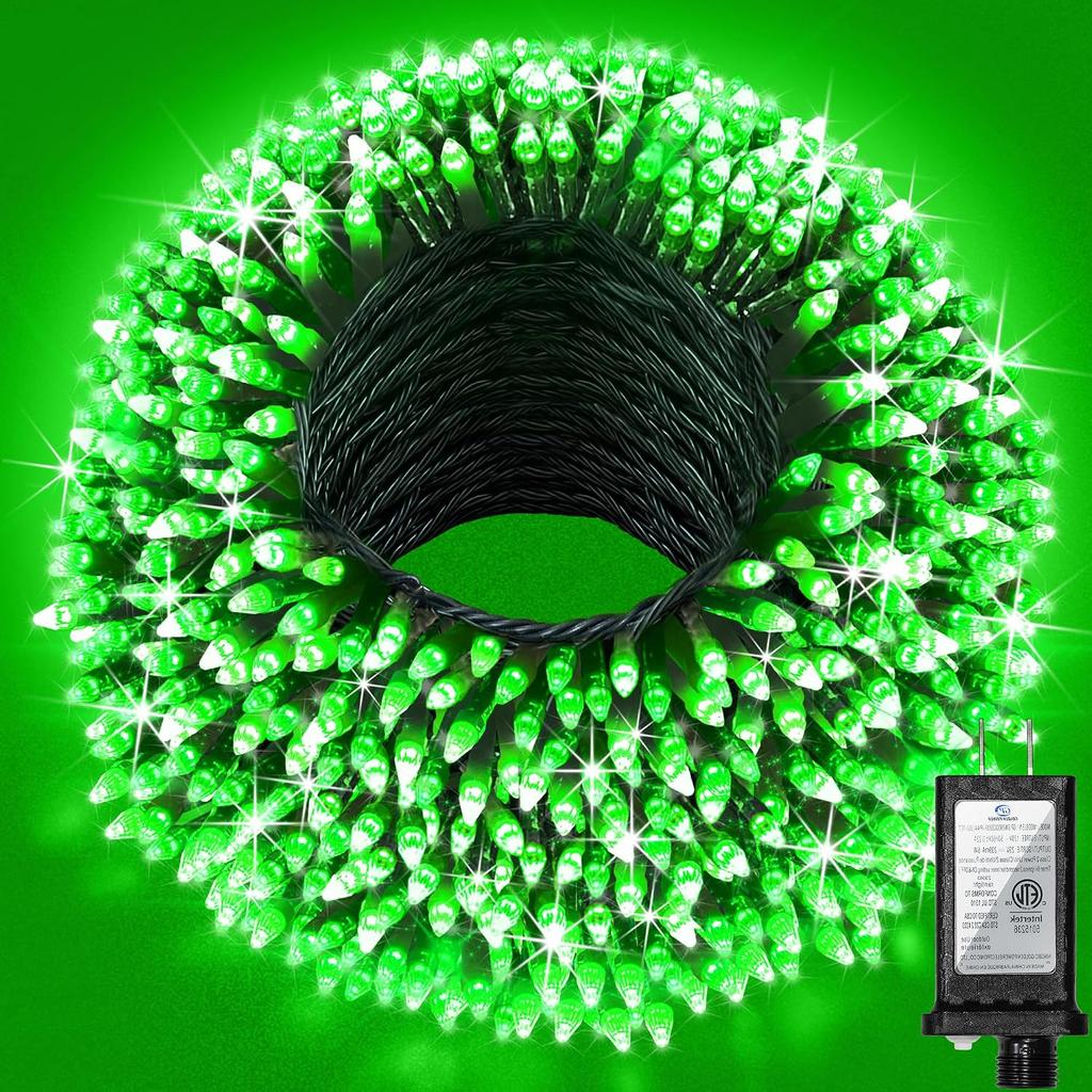 300LED 75FT Christmas Lights Indoor, LED Christmas Tree Decoration Lights with 12 Modes & Timer Memory, Dimmable Plug In Waterproof LED Xmas Light