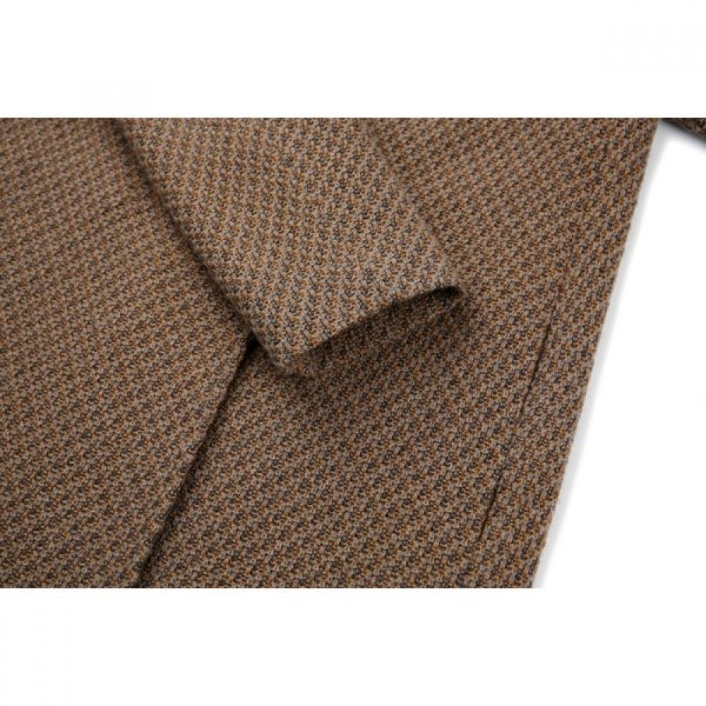 Furina Tailored Collar Cashmere Wool Fancy Coat