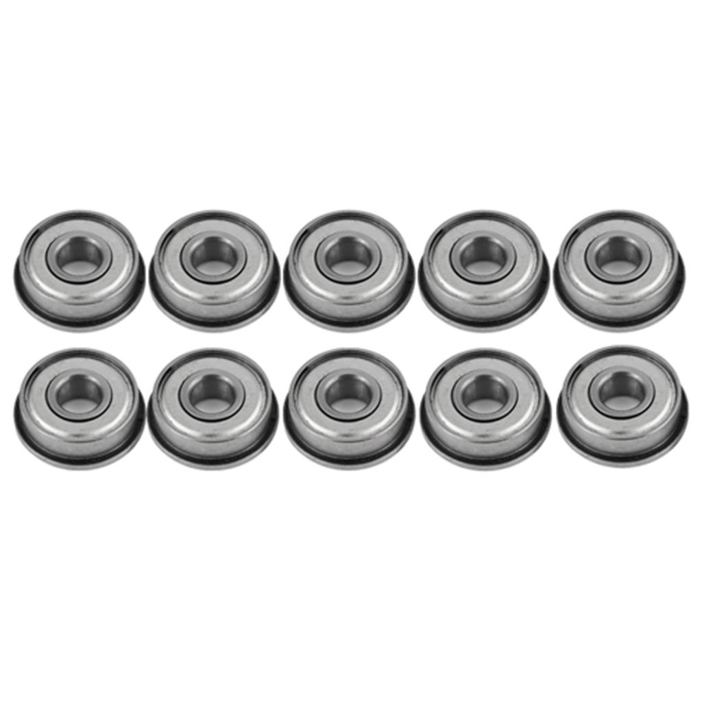 10pcs F608Z Shielded Steel Flanged Miniature Ball Bearings 8*22*7mm