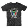 Südafrikanischer Opa Wie Ein Normaler Opa Nur Cooler Lustiges Flaggen-T-Shirt